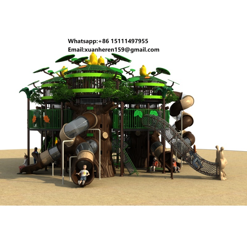 Kids Outdoor Adventure Park - Peralatan Taman Bermain Luar Ruangan untuk