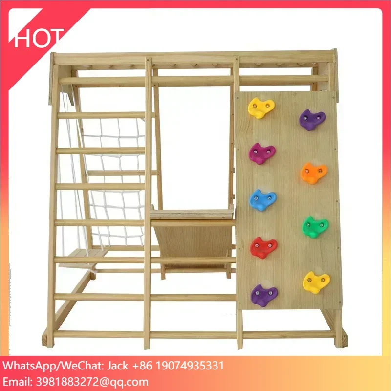 Kids Outdoor Jungle Gym With Slide - Peralatan Gimnasium Anak Balita 2025Wholesale, Perosotan