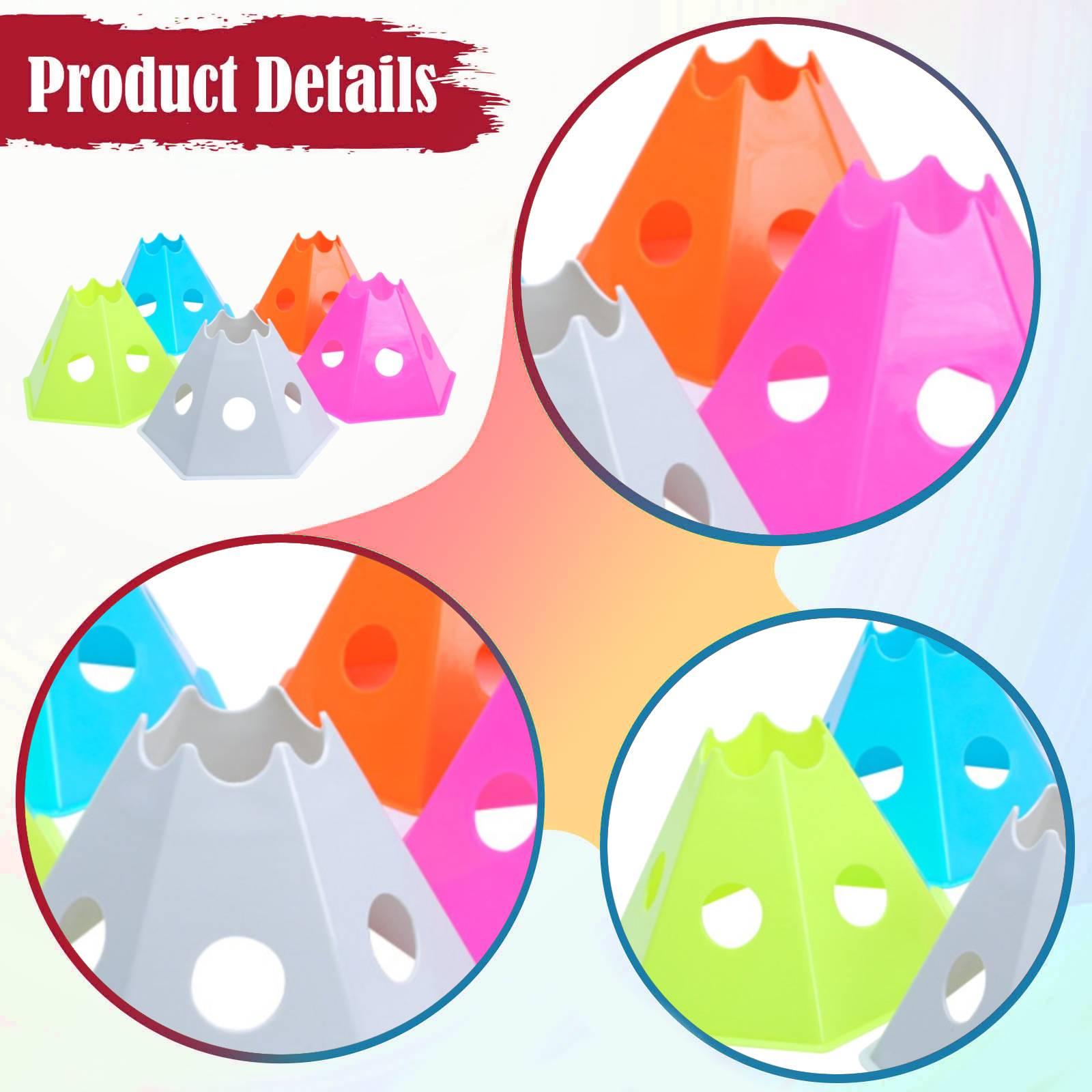 Kids Outdoor Obstacle Course Equipment - 5x Kerucut Sepak Bola untuk Latihan