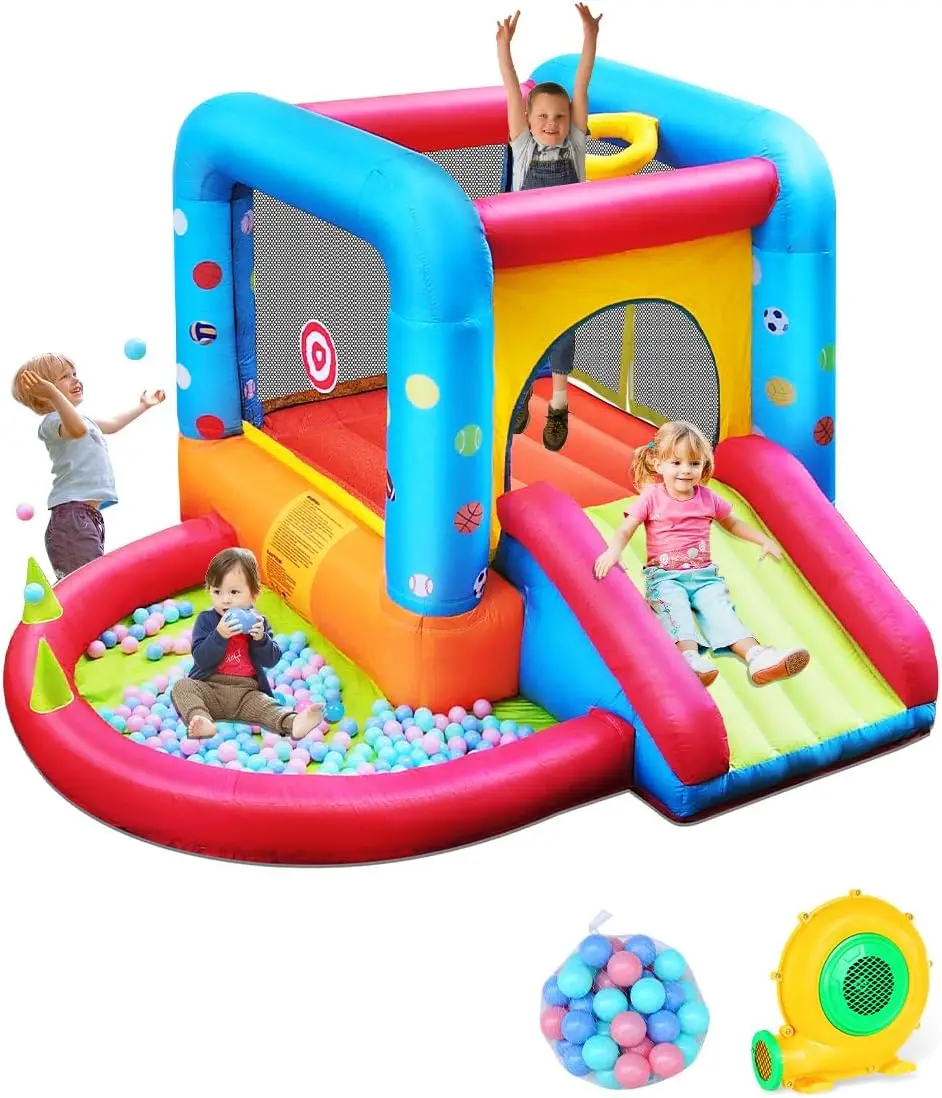Kids Outdoor Jumping - Step4Fun Rumah Loncat Tiup, Kastil Anak