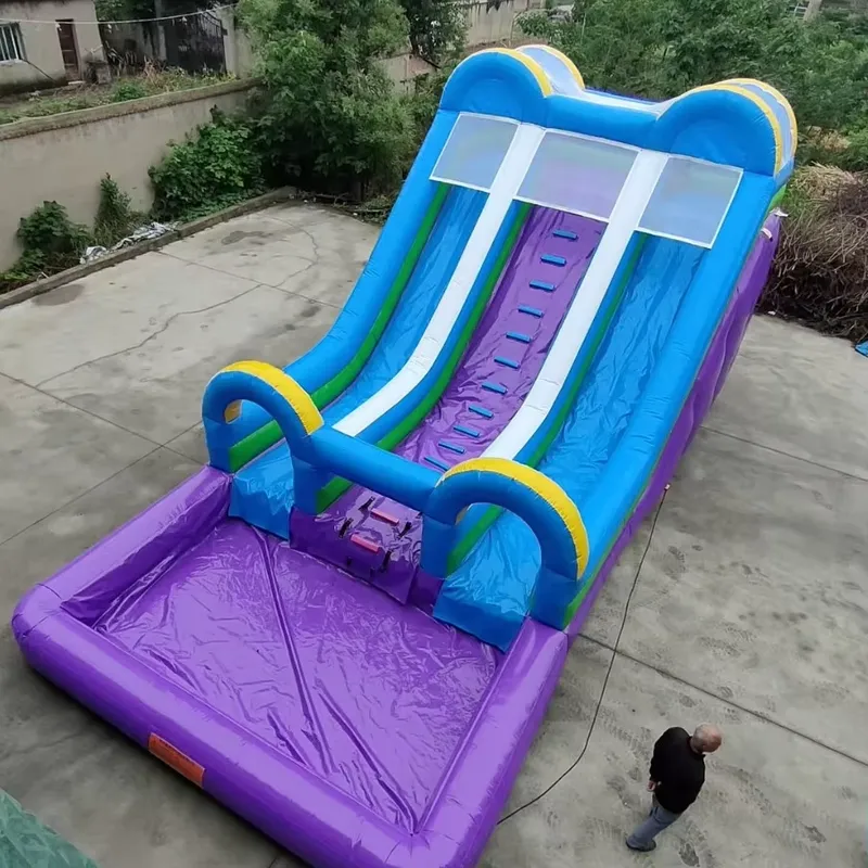 Kids Outdoor Obstacle Course Equipment - Rintangan Air Tiup Portabel untuk Luar