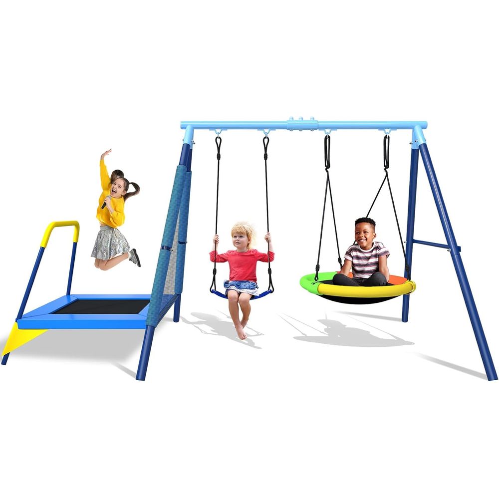 Kids Outdoor Zone - Ayunan Anak 3-in-1 dengan Tali atau