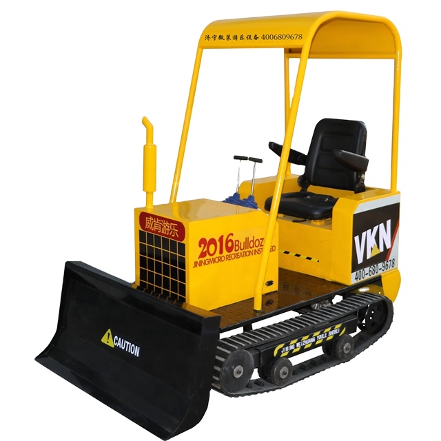 Kids Outdoor Adventure Park - Mainan Bulldozer Mini Elektrik Indoor/Outdoor Model
