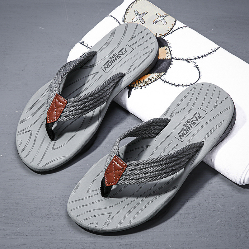 Kids Outdoor Jumping - Sandal Jepit Pria Bergaris Anyaman untuk