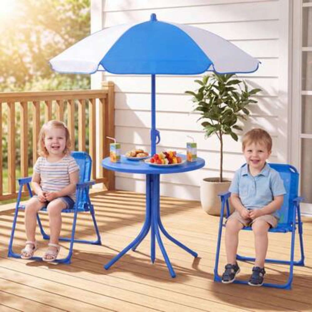 Kids Outdoor Umbrella - Set Meja Piknik Anak untuk Luar