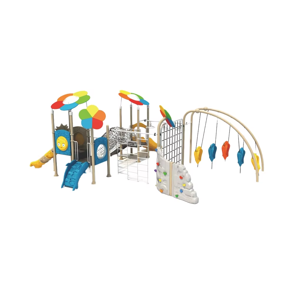 Perlengkapan Bermain Luar Ruan - Kids Outdoor Jungle Gym With Slide ulasan dan harga