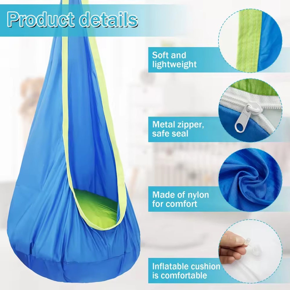 Kursi Ayun Pod Anak dari Bahan - Kids Outdoor Swing ulasan dan harga