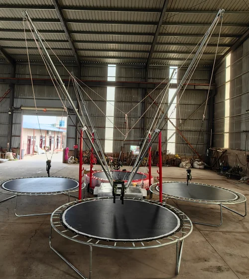 Trampolin Bungee Bulat 4 Orang - Kids Indoor Outdoor Trampoline ulasan dan harga