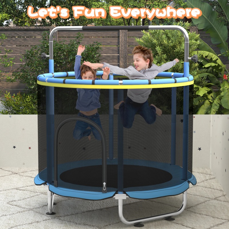 Trampolin Anak 5FT 8-in-1 Mini - Kids Indoor Outdoor Trampoline ulasan dan harga
