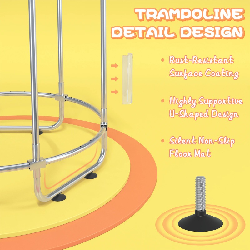 Trampolin Anak 5FT 8-in-1 Mini - Kids Indoor Outdoor Trampoline ulasan dan harga