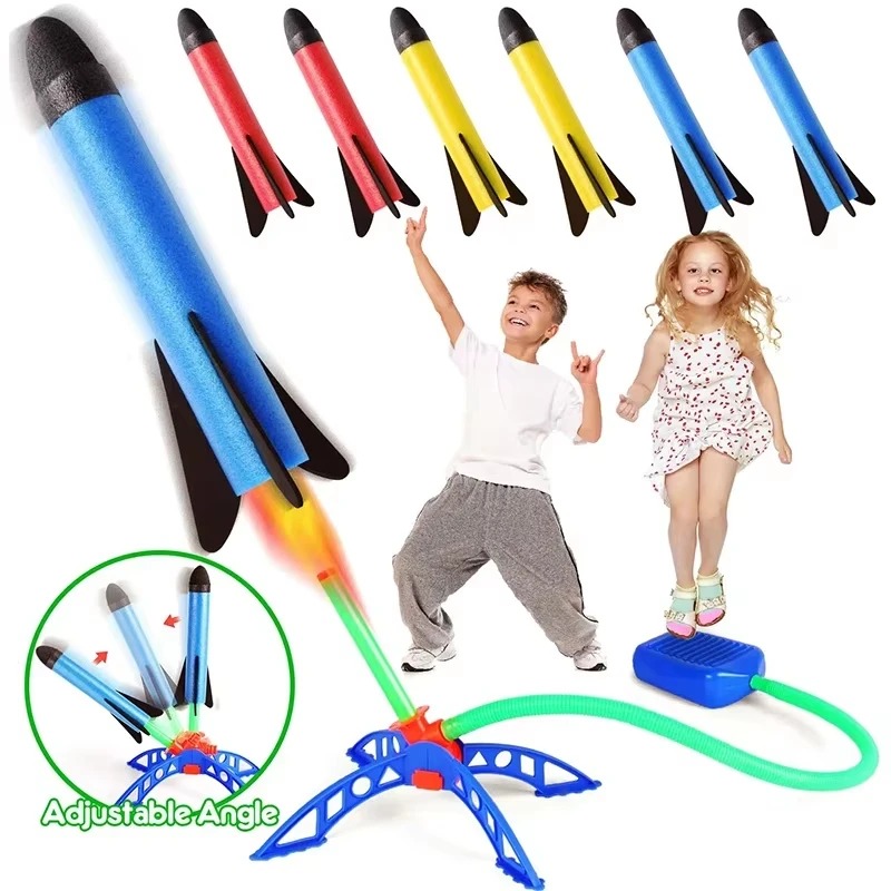 Peluncur Roket Udara Pompa Kak - Kids Outdoor Jumping ulasan dan harga