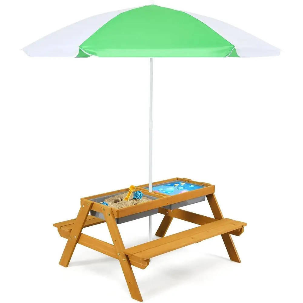 Meja Piknik Anak 3-in-1 yang D - Kids Outdoor Umbrella ulasan dan harga