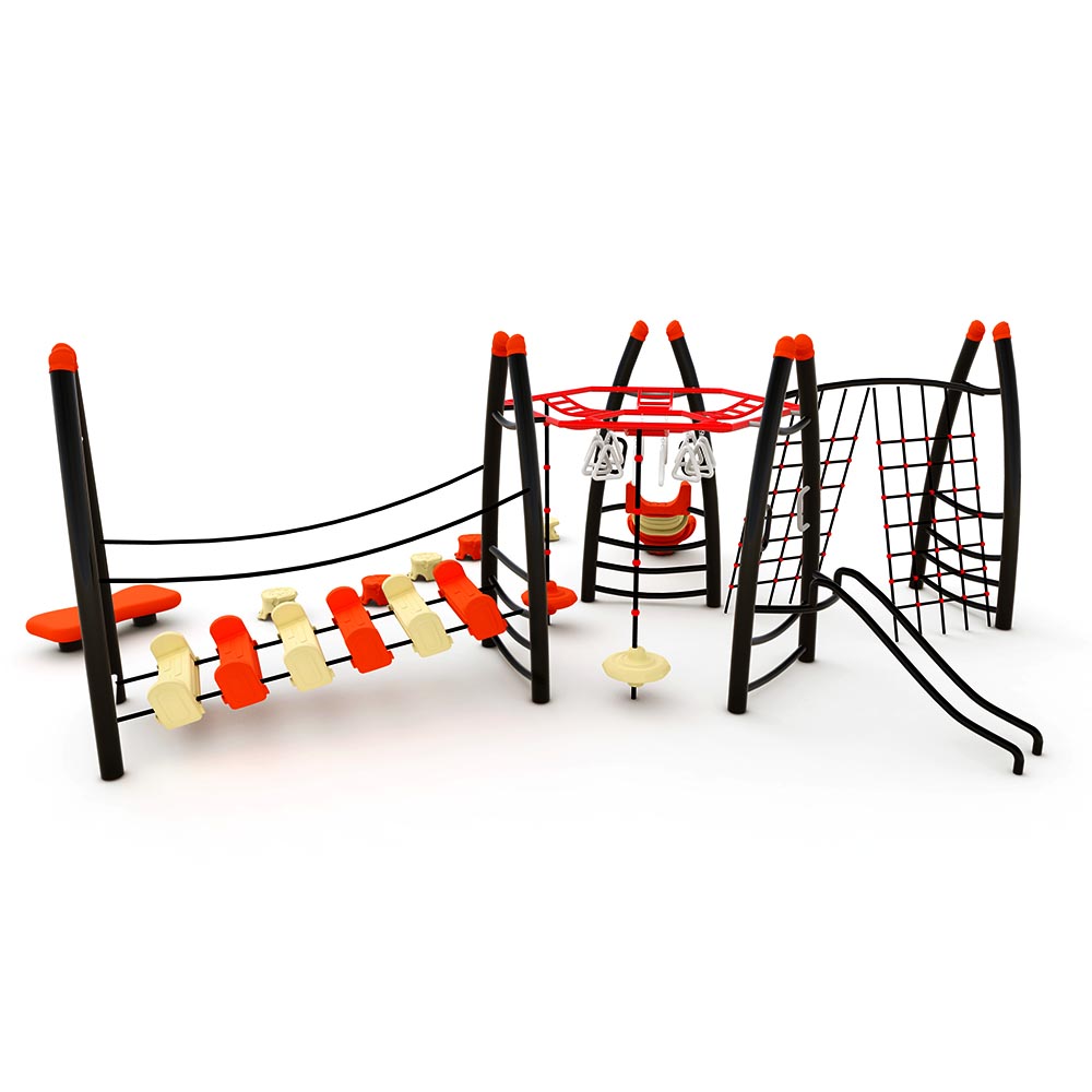 Sistem Taman Petualangan Multi - Kids Outdoor Adventure Park ulasan dan harga