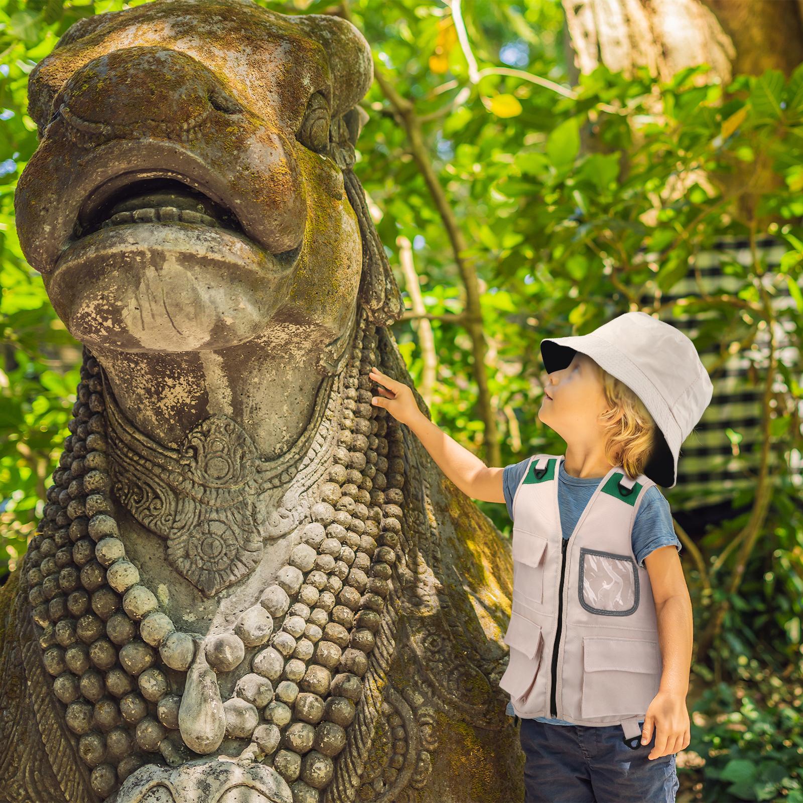 Rompi dan Topi Kargo Kit Petua - Kids Outdoor Zoo ulasan dan harga