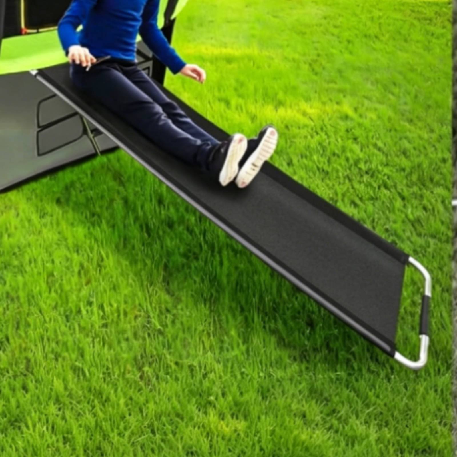 Trampolin Anak dengan Seluncur - Kids Indoor Outdoor Trampoline ulasan dan harga