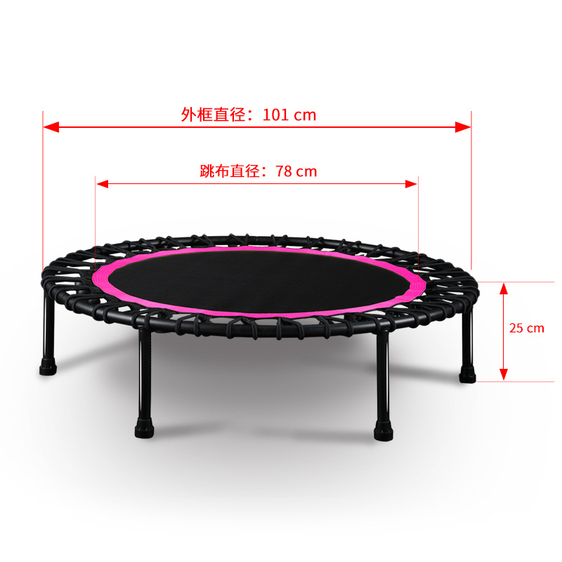 Trampolin Rebound Senyap 40 In - Kids Indoor Outdoor Trampoline ulasan dan harga