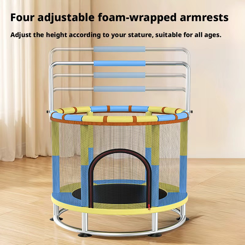 Trampolin dengan Jaring Pelind - Kids Indoor Outdoor Trampoline ulasan dan harga
