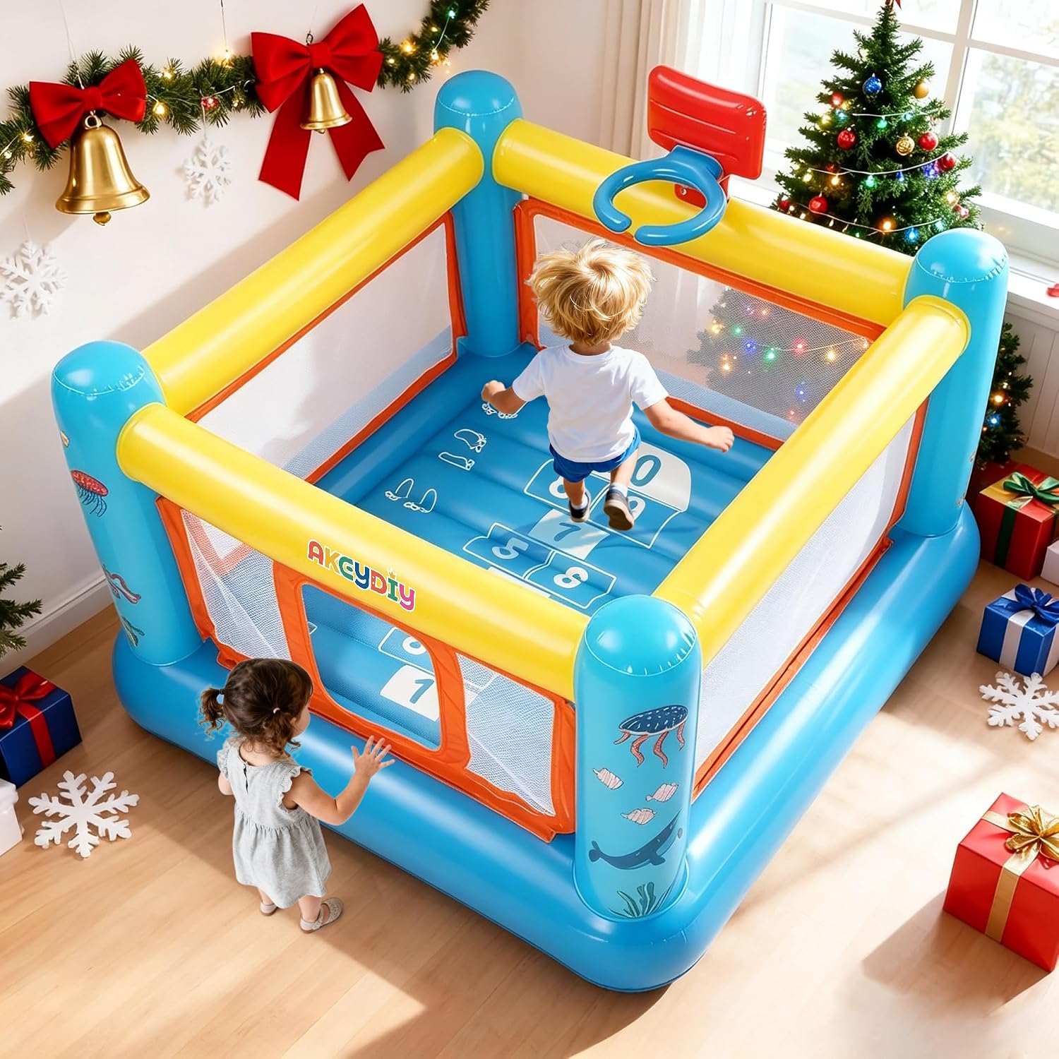Rumah Loncat, Rumah Loncat Tiu - Kids Outdoor Jumping ulasan dan harga