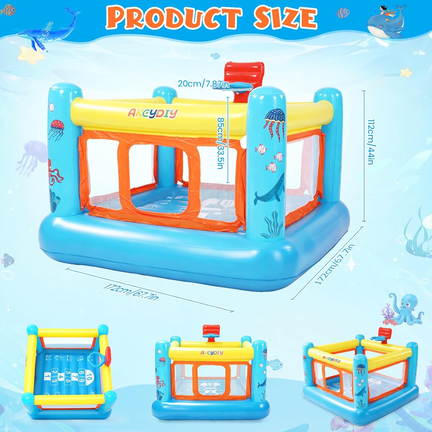 Rumah Loncat, Rumah Loncat Tiu - Kids Outdoor Jumping ulasan dan harga