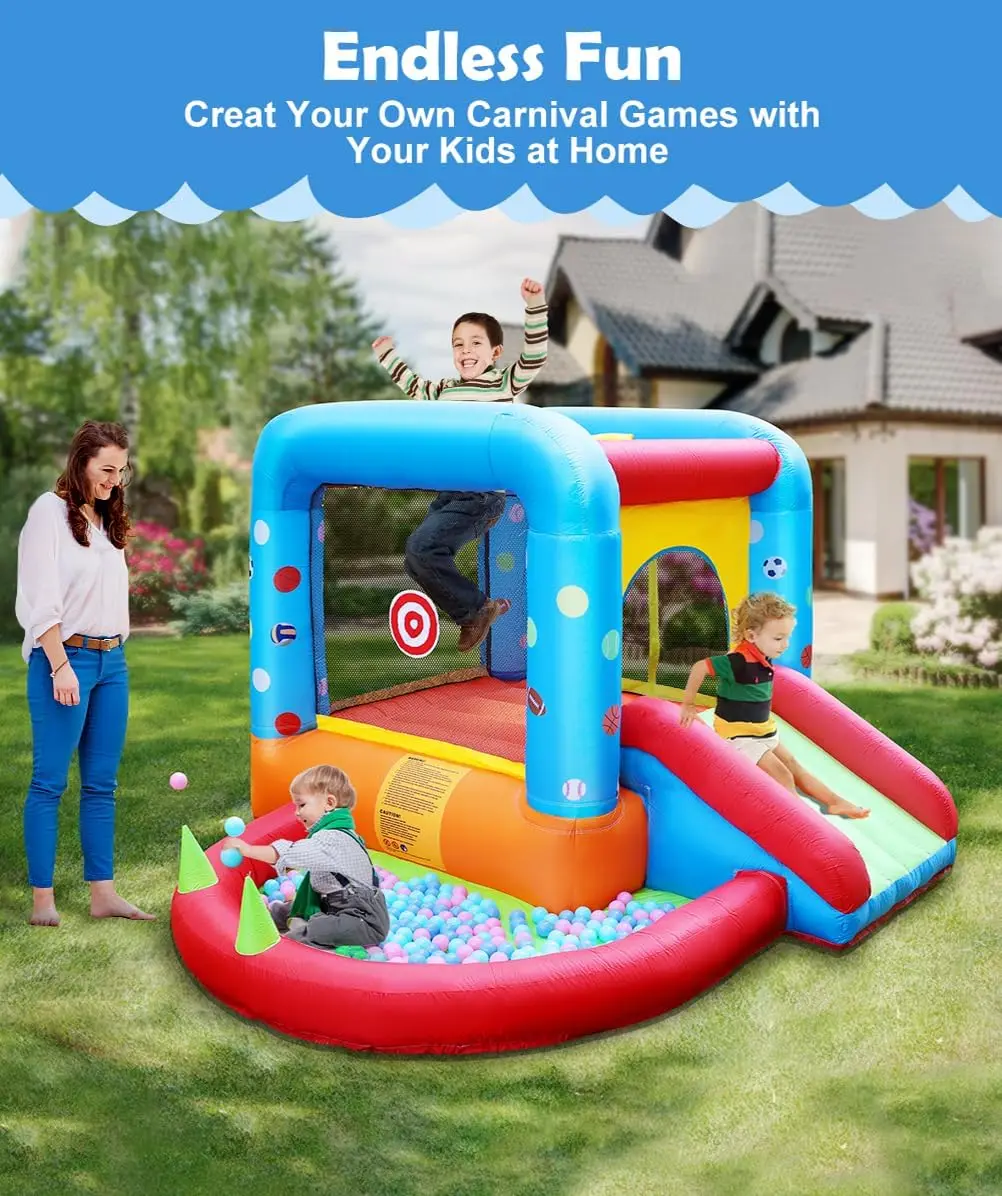 Step4Fun Rumah Loncat Tiup, Ka - Kids Outdoor Jumping ulasan dan harga