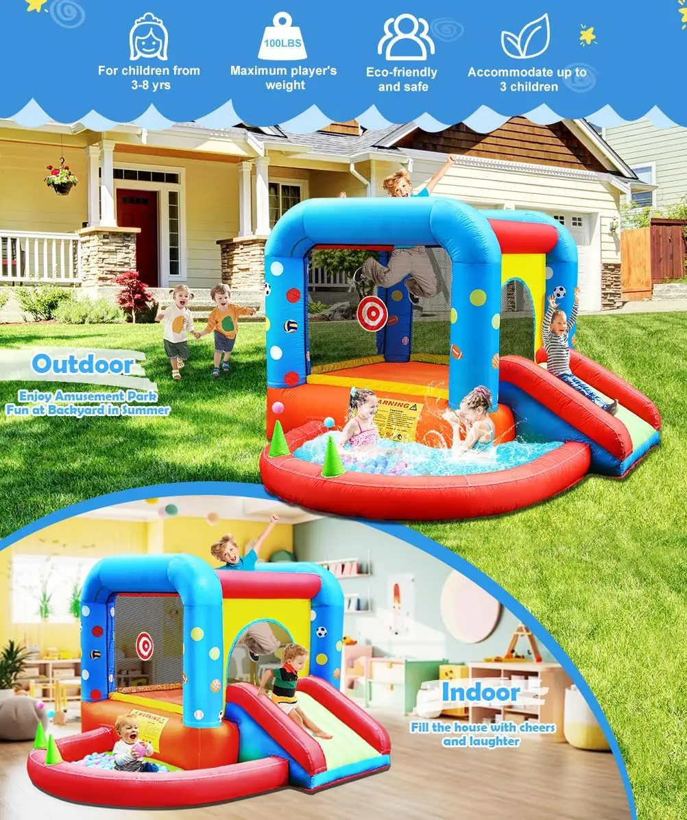 Step4Fun Rumah Loncat Tiup, Ka - Kids Outdoor Jumping ulasan dan harga