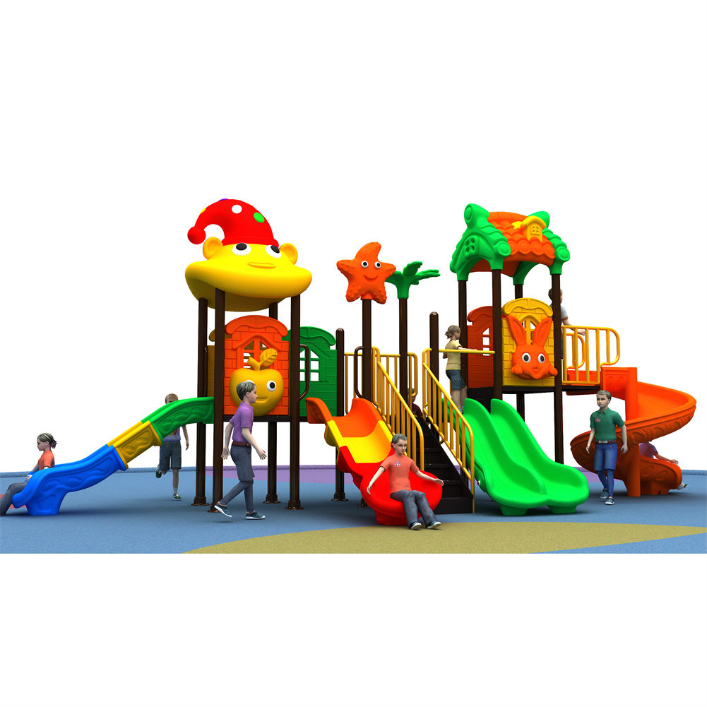 Produsen China Peralatan Berma - Kids Outdoor Jungle Gym With Slide ulasan dan harga
