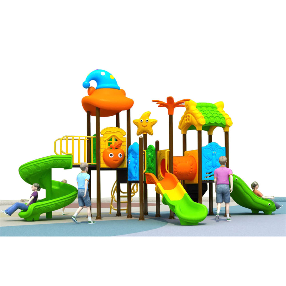 Produsen China Peralatan Berma - Kids Outdoor Jungle Gym With Slide ulasan dan harga