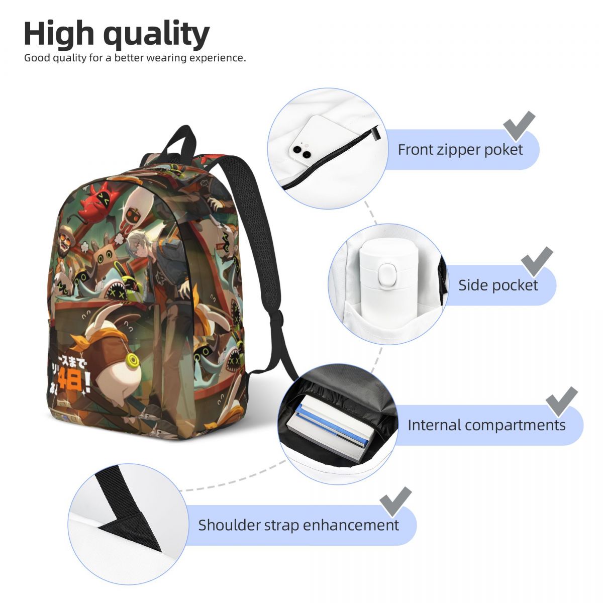 Ransel Zenless Zone Zero untuk - Kids Outdoor Zone ulasan dan harga