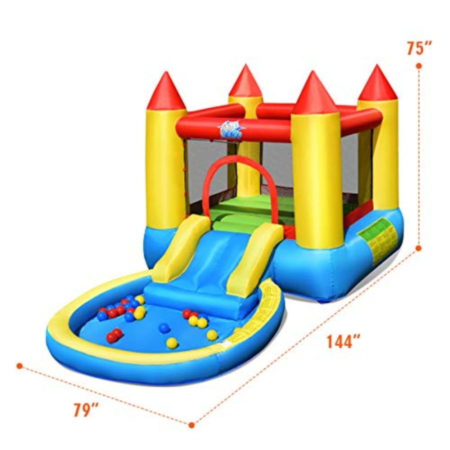 Rumah mainan tiup untuk anak u - Kids Outdoor Jumping ulasan dan harga