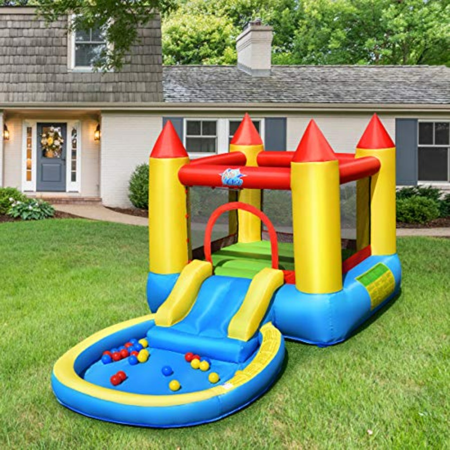 Rumah mainan tiup untuk anak u - Kids Outdoor Jumping ulasan dan harga