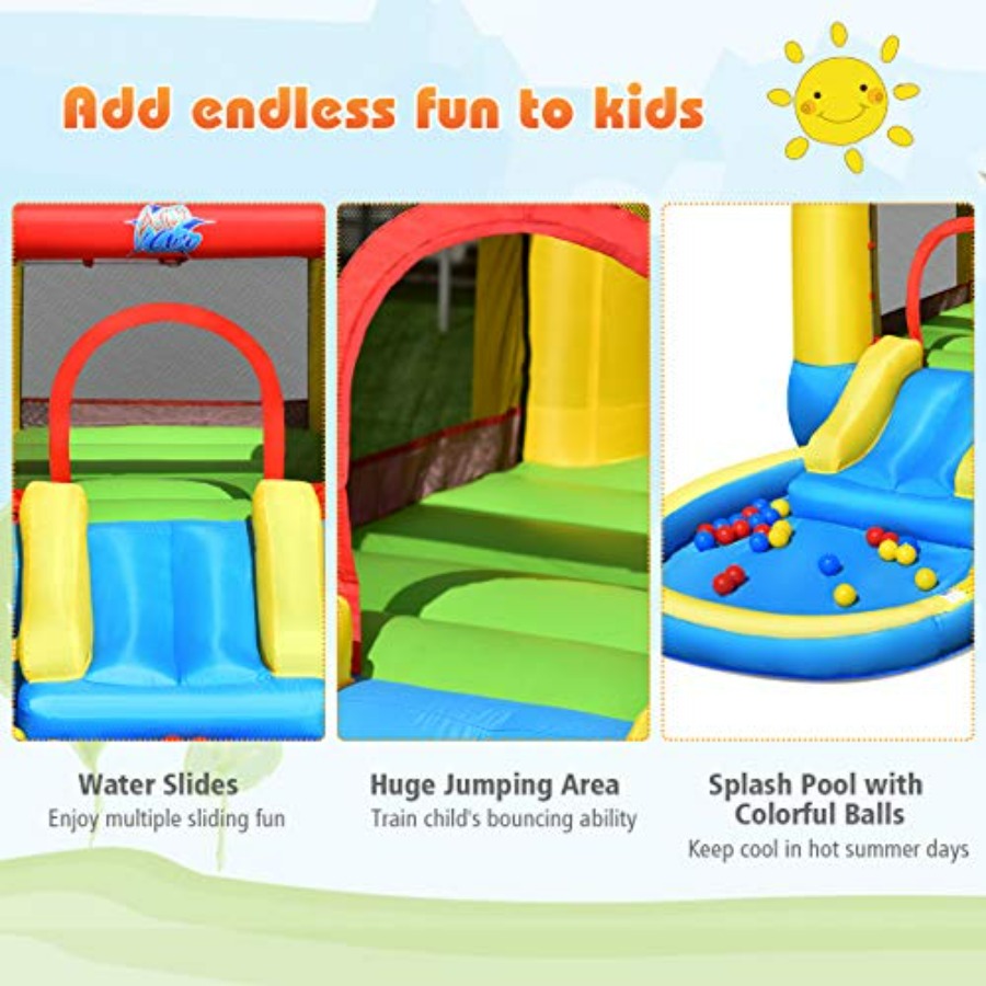 Rumah mainan tiup untuk anak u - Kids Outdoor Jumping ulasan dan harga