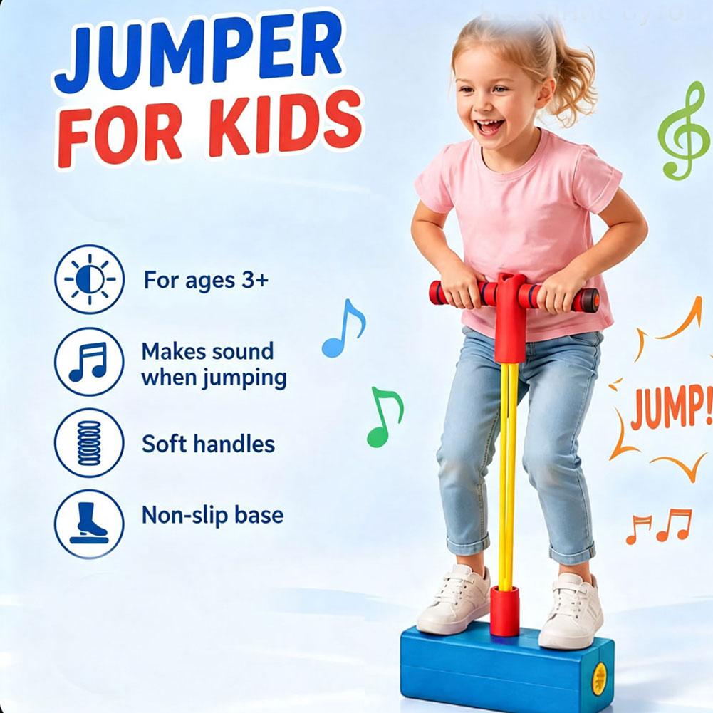 Tongkat Pogo Busa Lompat Katak - Kids Outdoor Jumping ulasan dan harga