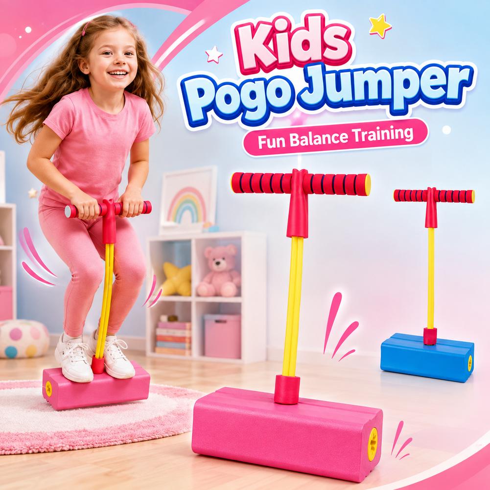 Tongkat Pogo Busa Lompat Katak - Kids Outdoor Jumping ulasan dan harga