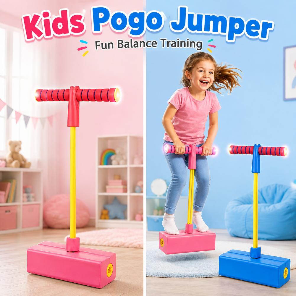 Tongkat Pogo Busa Lompat Katak - Kids Outdoor Jumping ulasan dan harga