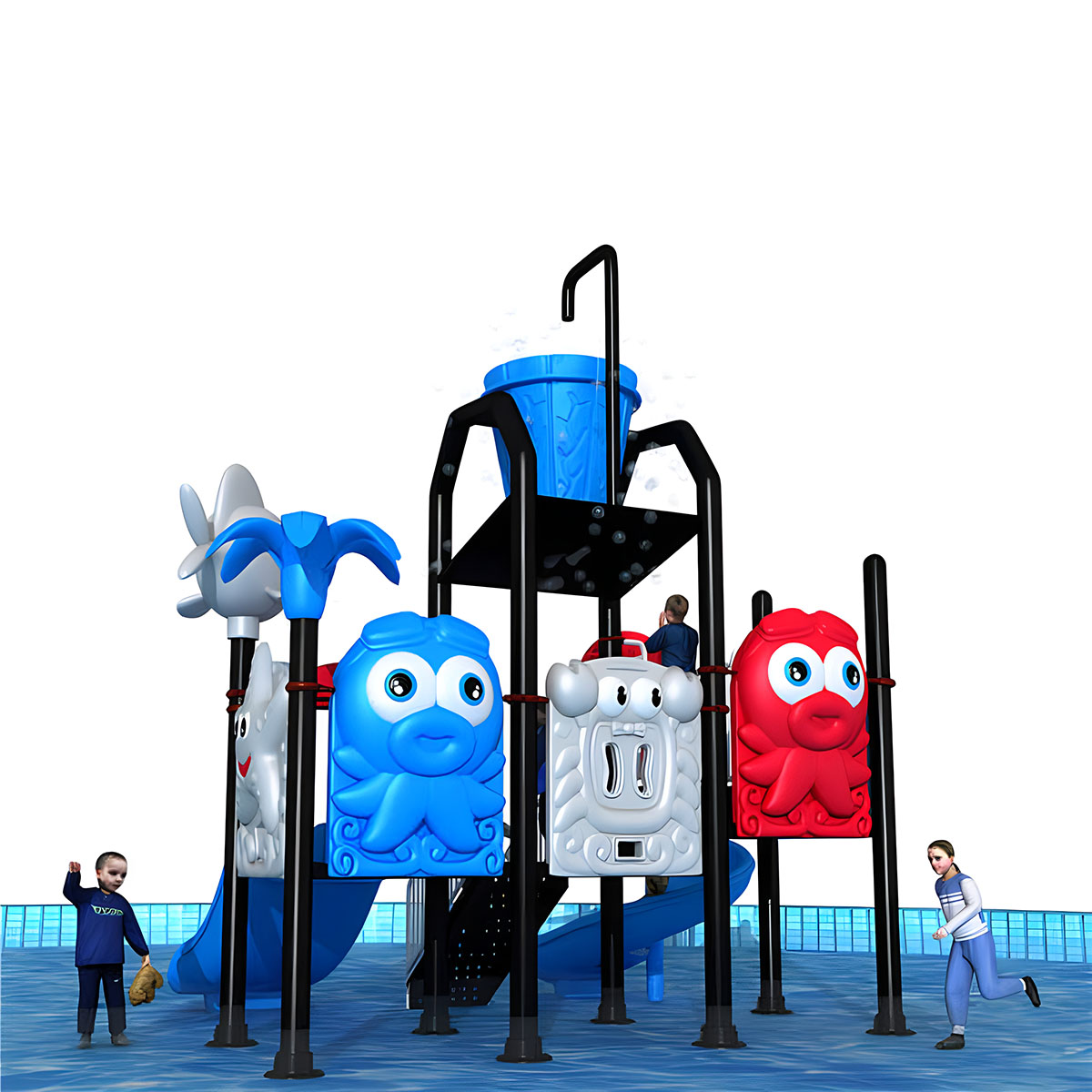 Perosotan Air Komersial untuk  - Kids Outdoor Adventure Park ulasan dan harga