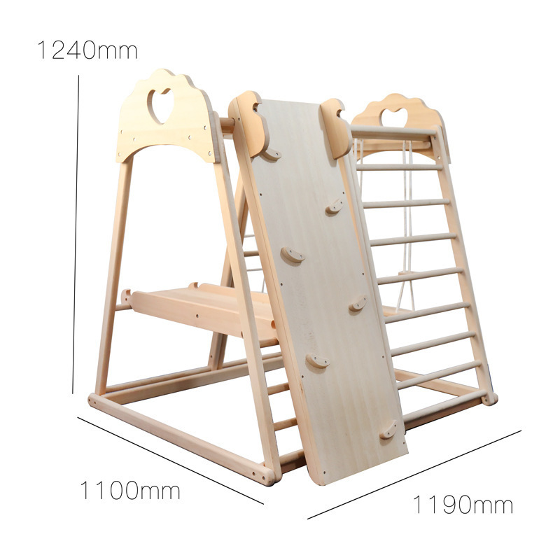 Perlengkapan Bermain Anak Jung - Kids Outdoor Jungle Gym With Slide ulasan dan harga