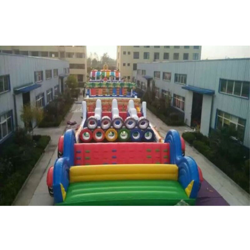 Lintasan Rintangan Tiup untuk  - Kids Outdoor Obstacle Course Equipment ulasan dan harga