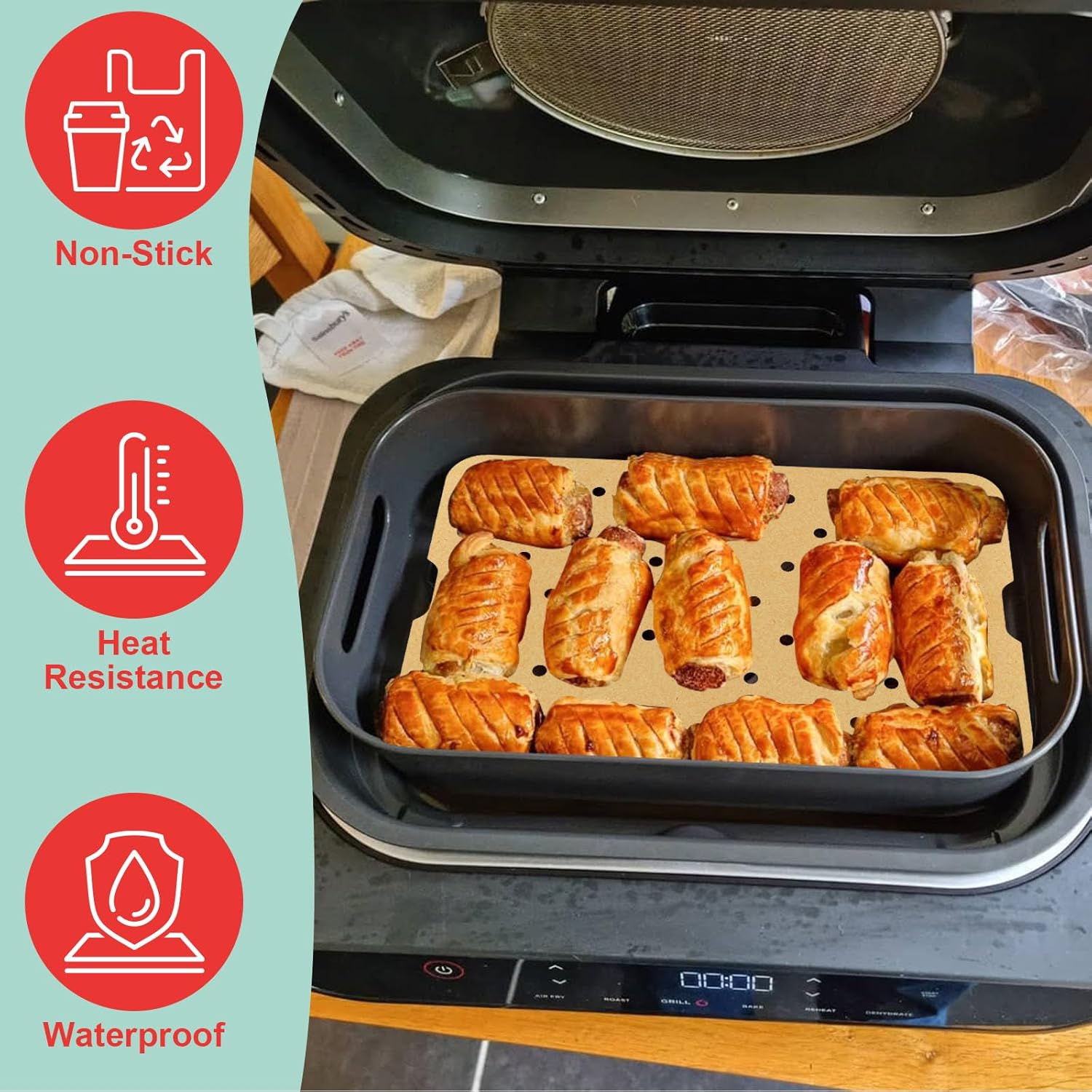Kertas Roti untuk Air Fryer FG - Kids Outdoor Ninja Equipment ulasan dan harga