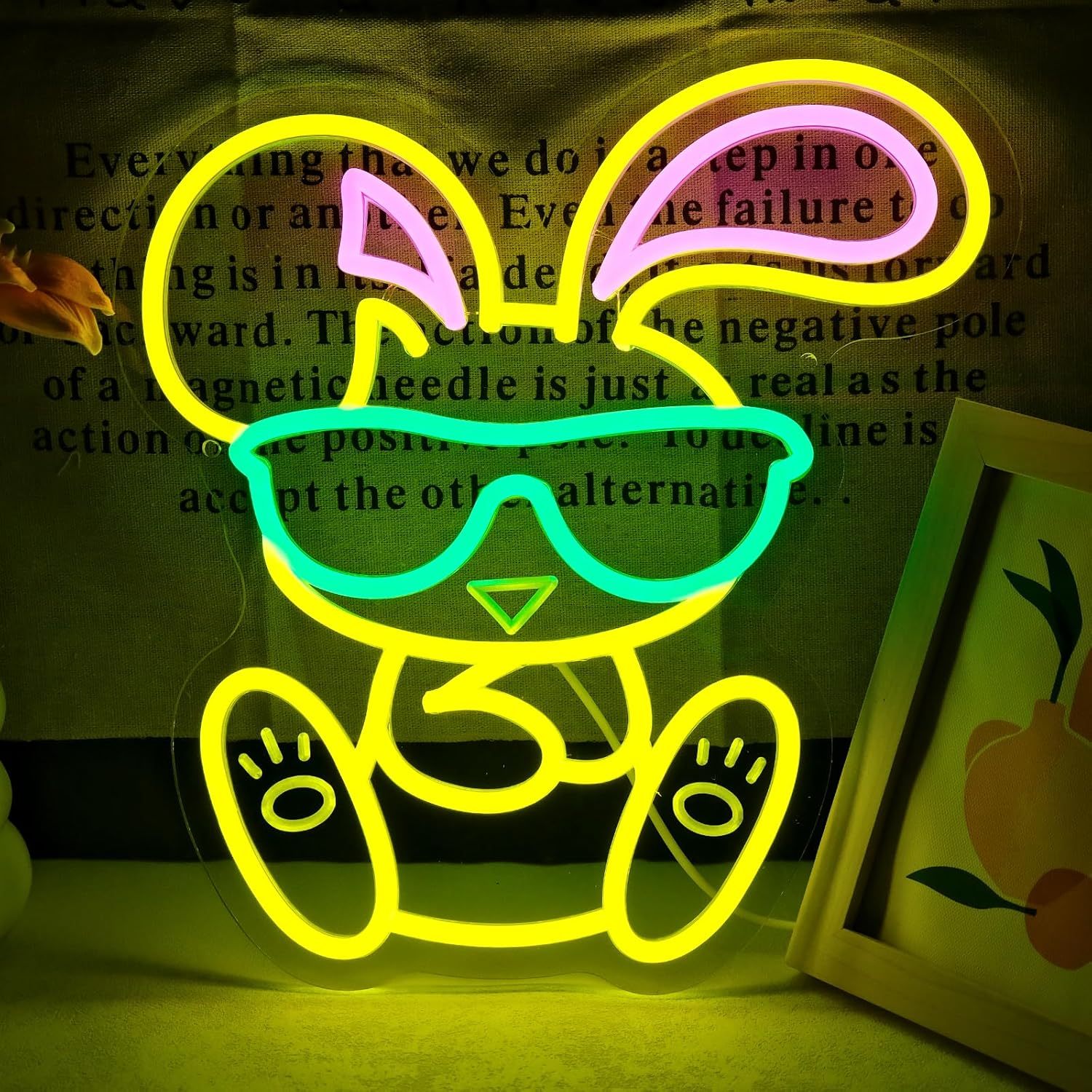 Lampu Neon Kelinci Keren Memak - Kids Outdoor Gift Ideas ulasan dan harga