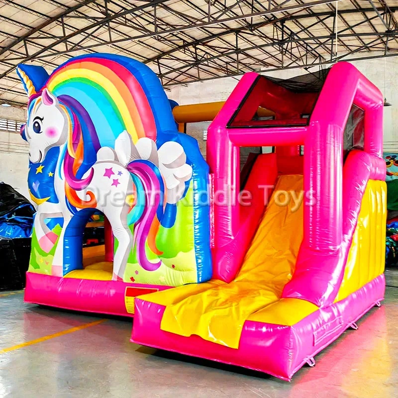 Istana Balon PVC Unicorn Pelan - Kids Outdoor Adventure Park ulasan dan harga