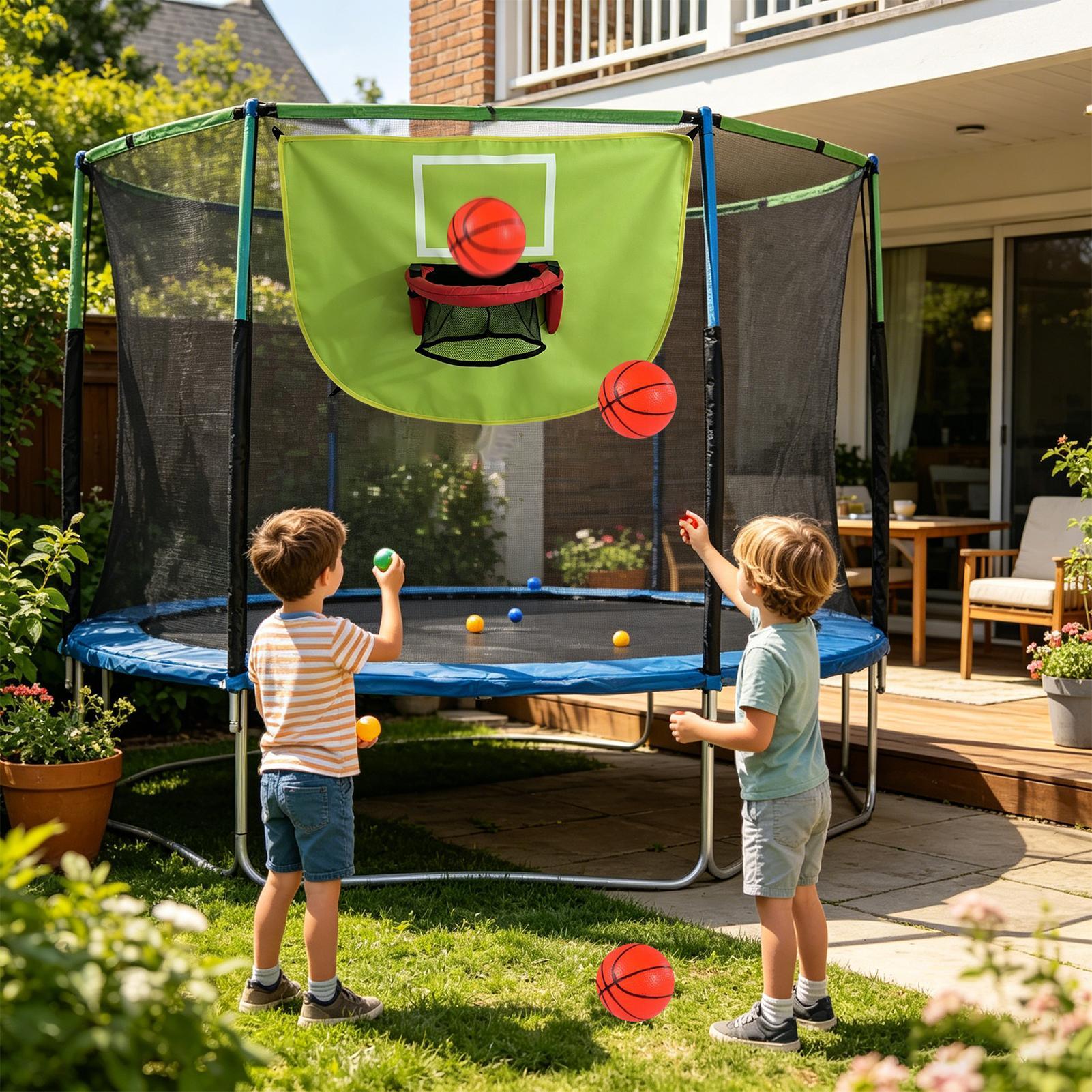 Ring Basket Trampolin dengan P - Kids Indoor Outdoor Trampoline ulasan dan harga