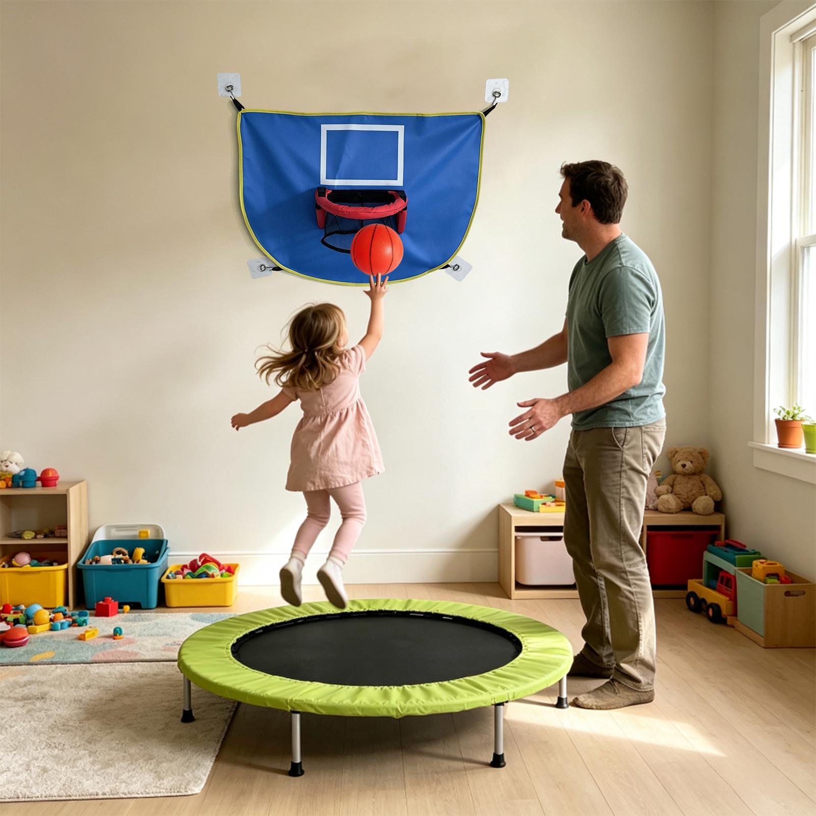 Ring Basket Trampolin dengan P - Kids Indoor Outdoor Trampoline ulasan dan harga