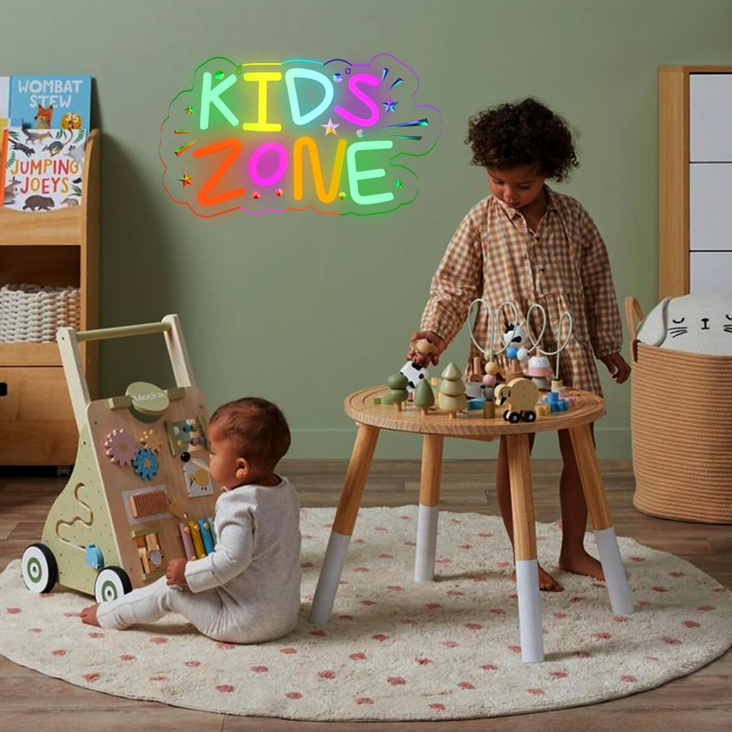 Lampu Dinding Seni Neon Zona A - Kids Outdoor Zone ulasan dan harga