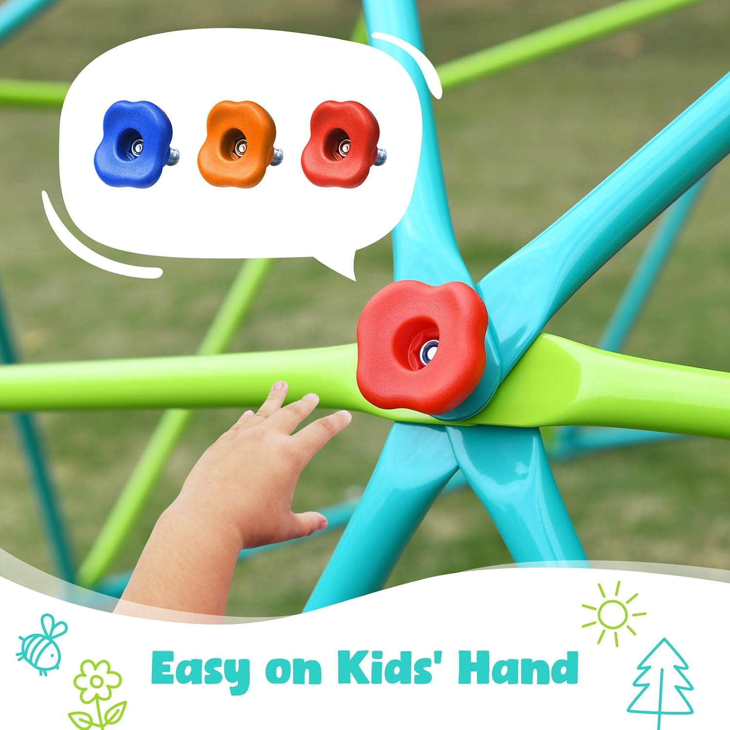 Set Ayunan Kubah Panjat 10 kak - Kids Outdoor Swing ulasan dan harga