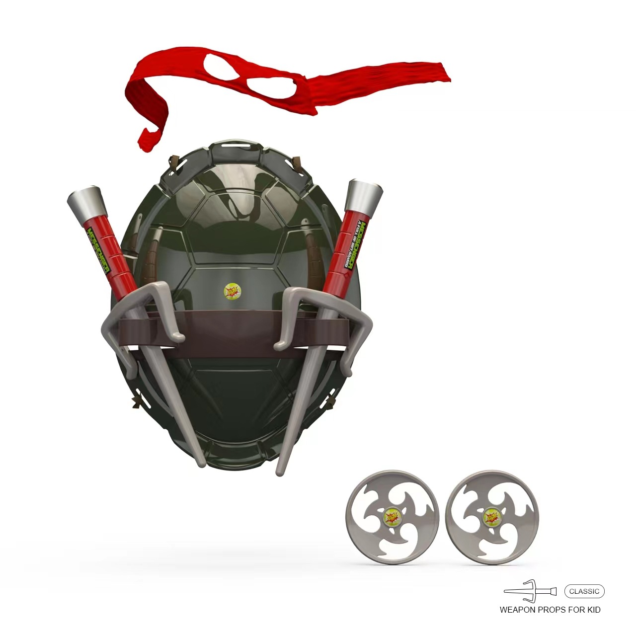 Set Anak Kostum Kura-Kura Ninj - Kids Outdoor Ninja Equipment ulasan dan harga