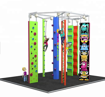 Permainan Panjat Tebing Buatan - Kids Indoor Outdoor Trampoline ulasan dan harga