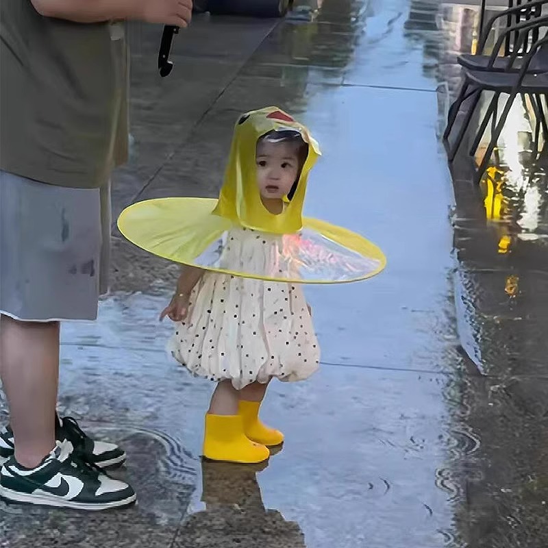 Jas Hujan Anak Bentuk UFO deng - Kids Outdoor Umbrella ulasan dan harga