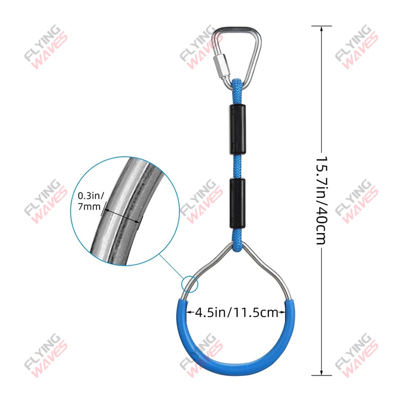 Cincin GYM Gantung Anak-anak B - Kids Outdoor Swing ulasan dan harga