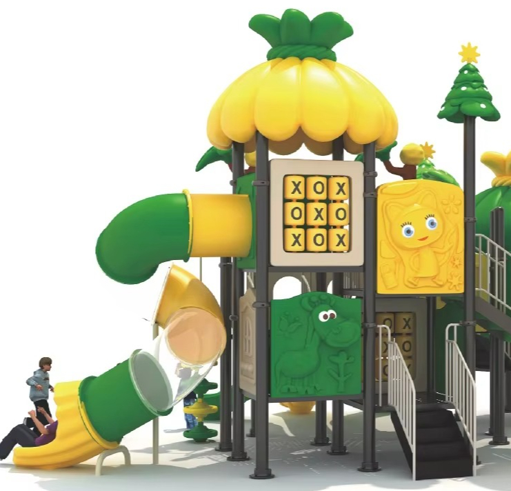 Peralatan Bermain Luar Ruangan - Kids Outdoor Jungle Gym With Slide ulasan dan harga