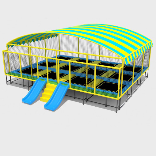 Peralatan Taman Trampolin Lomp - Kids Indoor Outdoor Trampoline ulasan dan harga